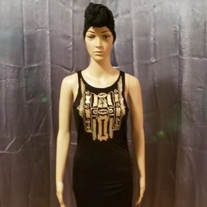 Guess little black dress bead detail